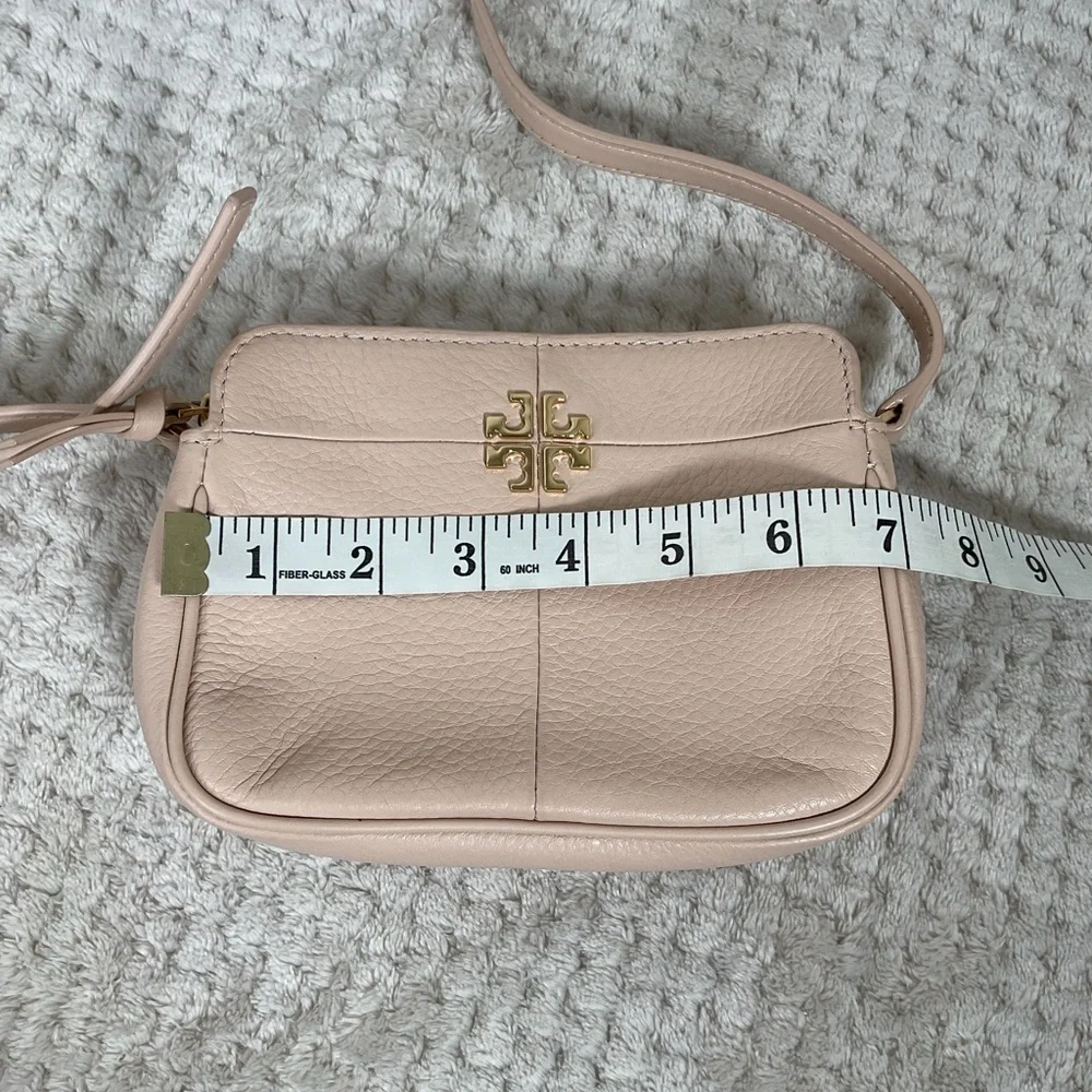Tory Burch Cream Ivy Micro Leather Crossbody